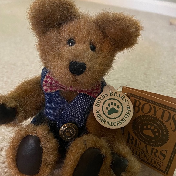 Boyds Bears – With Denim Vest - Picture 4 of 6